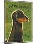 Dachshund (black and tan)-John W Golden-Mounted Giclee Print