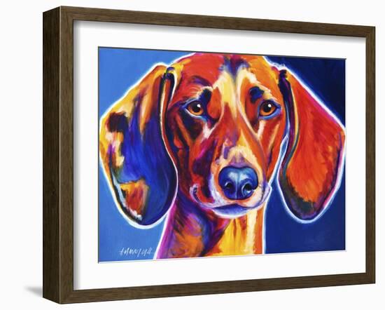 Dachshund - Bubbs-Dawgart-Framed Giclee Print