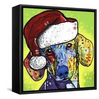 Dachshund Christmas-Dean Russo-Framed Stretched Canvas