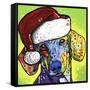 Dachshund Christmas-Dean Russo-Framed Stretched Canvas