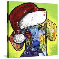 Dachshund Christmas-Dean Russo-Stretched Canvas