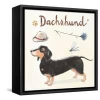 Dachshund Escapades-Kerri Elliot-Framed Stretched Canvas