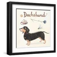 Dachshund Escapades-Kerri Elliot-Framed Art Print