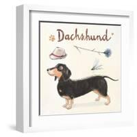 Dachshund Escapades-Kerri Elliot-Framed Art Print