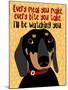 Dachshund Every Meal You Make-Ginger Oliphant-Mounted Art Print