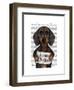 Dachshund Free Hugs-Fab Funky-Framed Art Print