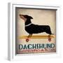 Dachshund Longboards-Ryan Fowler-Framed Premium Giclee Print