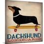 Dachshund Longboards-Ryan Fowler-Mounted Premium Giclee Print