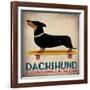 Dachshund Longboards-Ryan Fowler-Framed Premium Giclee Print