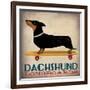 Dachshund Longboards-Ryan Fowler-Framed Art Print