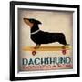 Dachshund Longboards-Ryan Fowler-Framed Art Print