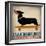 Dachshund Longboards-Ryan Fowler-Framed Art Print