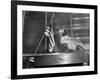 Dachshund Looking At American Flag-Bettmann-Framed Photographic Print