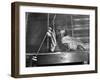 Dachshund Looking At American Flag-Bettmann-Framed Photographic Print