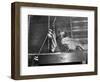 Dachshund Looking At American Flag-Bettmann-Framed Photographic Print