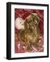 Dachshund Love-Barbara Keith-Framed Giclee Print