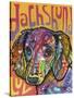 Dachshund Love-Dean Russo-Stretched Canvas