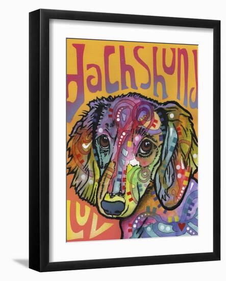 Dachshund Love-Dean Russo-Framed Giclee Print