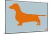 Dachshund Orange-NaxArt-Mounted Art Print