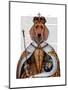 Dachshund Queen-Fab Funky-Mounted Art Print