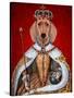 Dachshund Queen-Fab Funky-Stretched Canvas