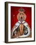 Dachshund Queen-Fab Funky-Framed Art Print