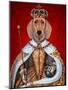 Dachshund Queen-Fab Funky-Mounted Art Print