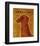 Dachshund (red)-John Golden-Framed Art Print