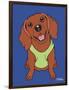 Dachshund Red-Tomoyo Pitcher-Framed Premium Giclee Print