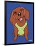 Dachshund Red-Tomoyo Pitcher-Framed Premium Giclee Print