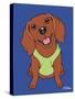Dachshund Red-Tomoyo Pitcher-Stretched Canvas