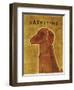 Dachshund (red)-John W Golden-Framed Giclee Print