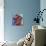 Dachshund - Turquoise-Dawgart-Giclee Print displayed on a wall
