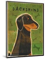 Dachshund-John Golden-Mounted Art Print