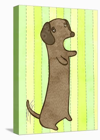 Dachshund-My Zoetrope-Stretched Canvas