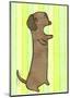 Dachshund-My Zoetrope-Mounted Art Print