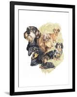 Dachshund-Barbara Keith-Framed Giclee Print