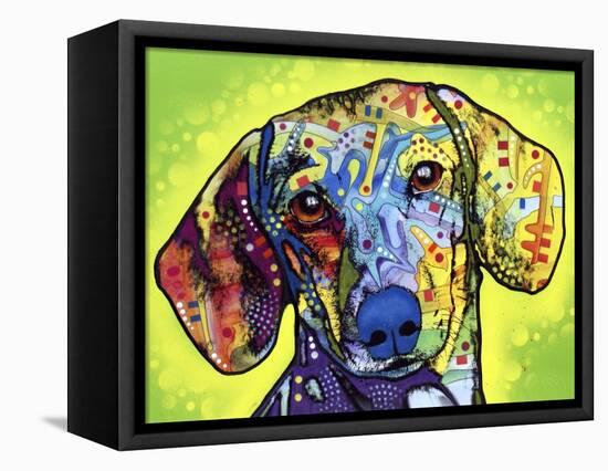 Dachshund-Dean Russo-Framed Stretched Canvas