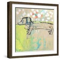 Dachshund-Wyanne-Framed Giclee Print