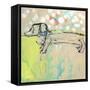 Dachshund-Wyanne-Framed Stretched Canvas