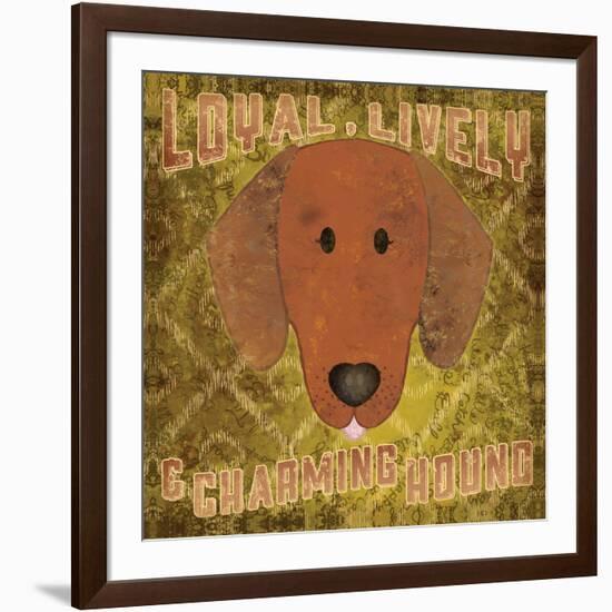 Dachshund-Ashley Sta Teresa-Framed Art Print