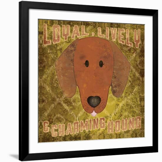 Dachshund-Ashley Sta Teresa-Framed Art Print