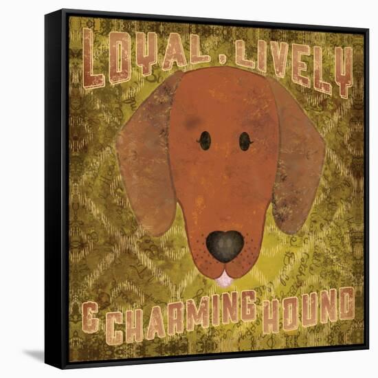 Dachshund-Ashley Sta Teresa-Framed Stretched Canvas