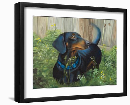 Dachshund-Tiffany Hakimipour-Framed Art Print