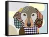 Dachshund-Adefioye Lanre-Framed Stretched Canvas