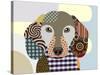 Dachshund-Adefioye Lanre-Stretched Canvas