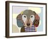 Dachshund-Adefioye Lanre-Framed Giclee Print