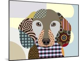 Dachshund-Adefioye Lanre-Mounted Giclee Print