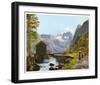 Dachstein and Lake Gosausee-Jakob Alt-Framed Collectable Print