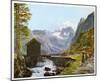 Dachstein and Lake Gosausee-Jakob Alt-Mounted Collectable Print